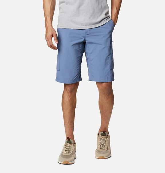 Columbia Silver Ridge Shorts Blue For Men's NZ32478 New Zealand